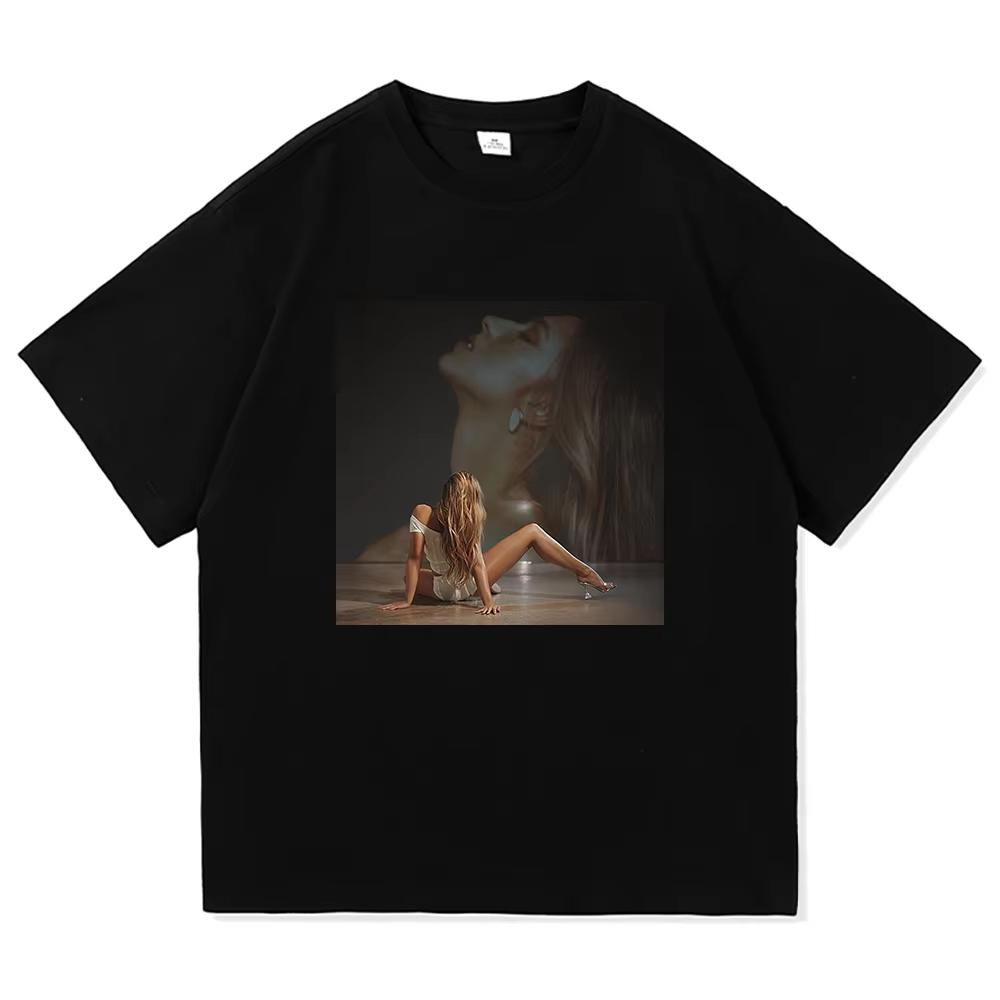 Singer Tate McRae Printing Cotton T Shirts SO CLOSE TO WHAT Album T-shirt Loose Casual Vintage Tops Sports Streetwear Unisex