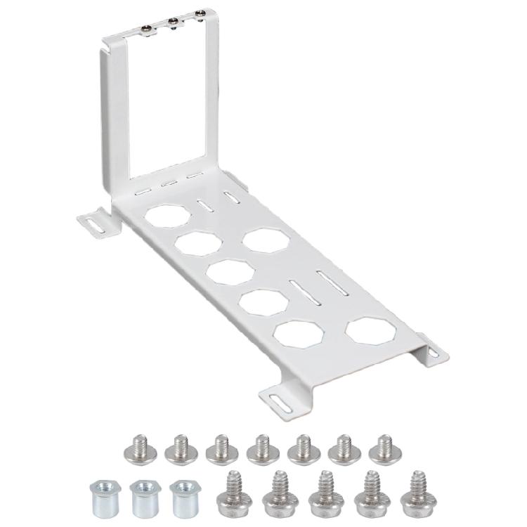 Computer Case Fan Mounted GPU Vertical Bracket Holder With Increased Cooling Efficiency