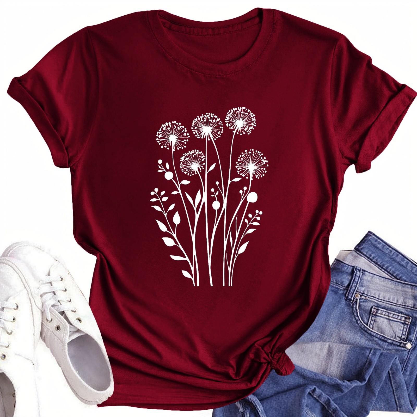 

Футболки с короткими рукавами для женщин, модные топы, легкие и мягкие повседневные летние наряды, одежда XL винный