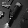 Business Umbrella, Fully Automatic One-Touch Folding Reverse Umbrella, Dual-Use for Sun and Rain, with Reflective Feature, Large Size, Unisex