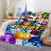 1Pc Blox Fruits Game Print Flannel Blanket, High Quality Comfortable for All Seasons, Home Decor, Warmth and Comfort, Perfect for Christmas Gifts 10