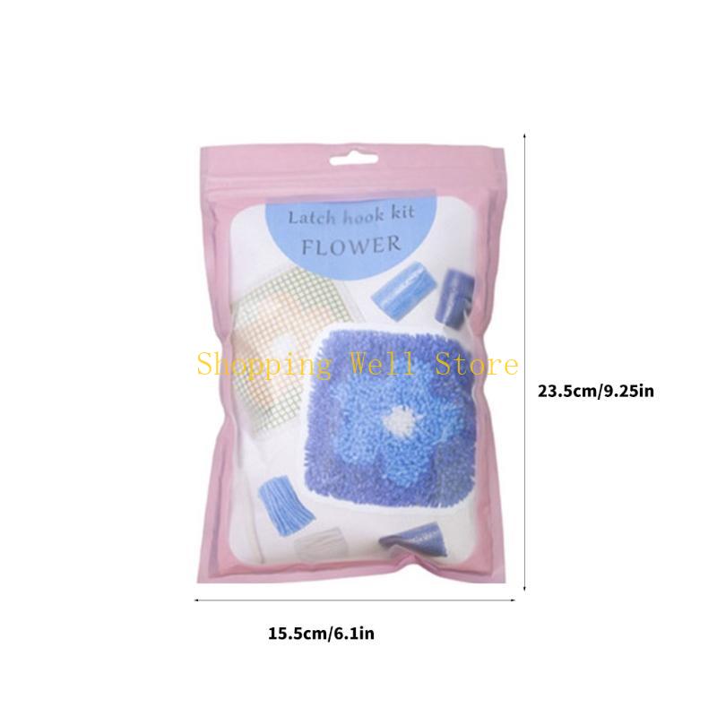 KX4B Knitting Kits for Starter Latched Hook Kits Handmade Making Kits