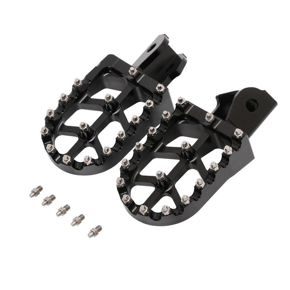 Motorcycle CNC Footpegs Pedals with Connection Brackets For Light Bee Surron X S