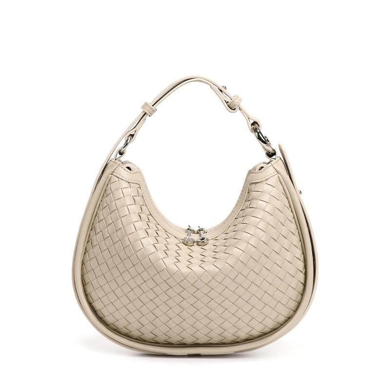 

High-end One-shoulder Underarm Bag 2025 New Crescent Niche All-matching Double-pull Cross-slung Dumpling Hand-carried Women s