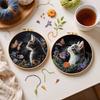 4pcs Embroidery Starter Kit with Embroidery Hoop Needles Threads Instruction Stamped Cross Stitch Kits Embroidery Kit for Adults