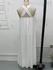 Halter Beach Long Dress Women Summer Sleeveless Backless Maxi Holiday Party Chic Lady Robe