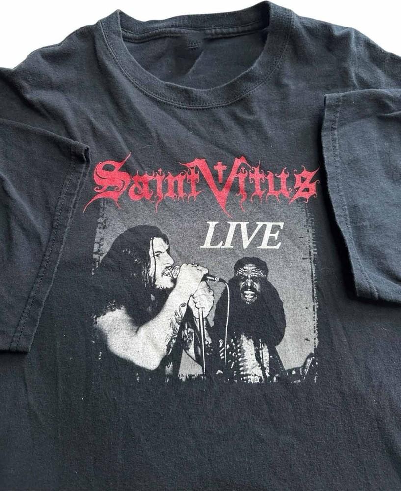 LIVE In Concert Saint Vitus Band Tee Shirt Black Unisex S-5XL 1G0507 Unisex T-Shirt M