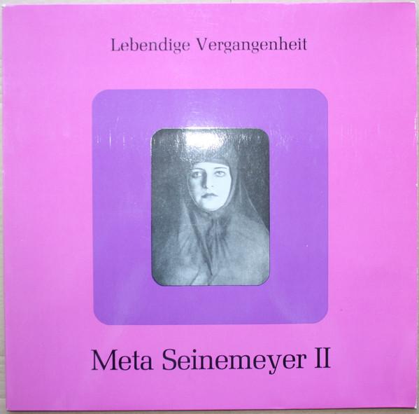LP Record META SEINEMEYER  Lebendige Vergangenheit  Meta Sein LV112 Lebendige Verga Austria Classical Used