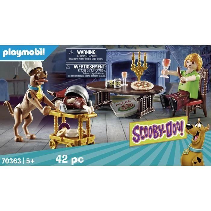 PLAYMOBIL - SCOOBY-DOO! Salle de diner avec Sammy - Contient 1 personnage et des accessoires