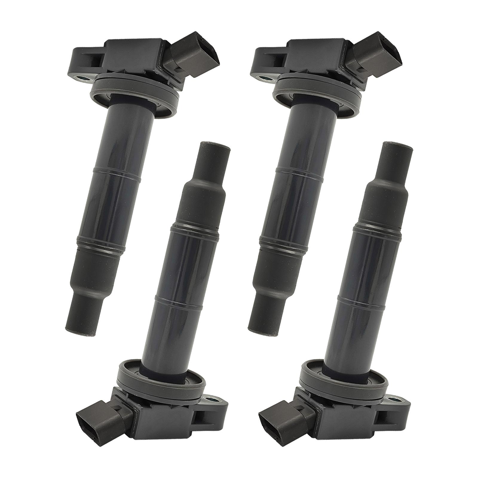 1/4PCS For D-ENSO Ignition Coils 90919-02244 9091902244 90919-02266 For TOYOTA AVENSIS 2.0L 2000-2003 MATRIX 2.4L 2009-2010 4 PCS