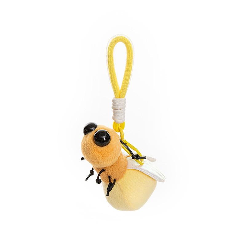 Cartoon Insect Plush Keychain Cute Toy For Students School Bag Decor