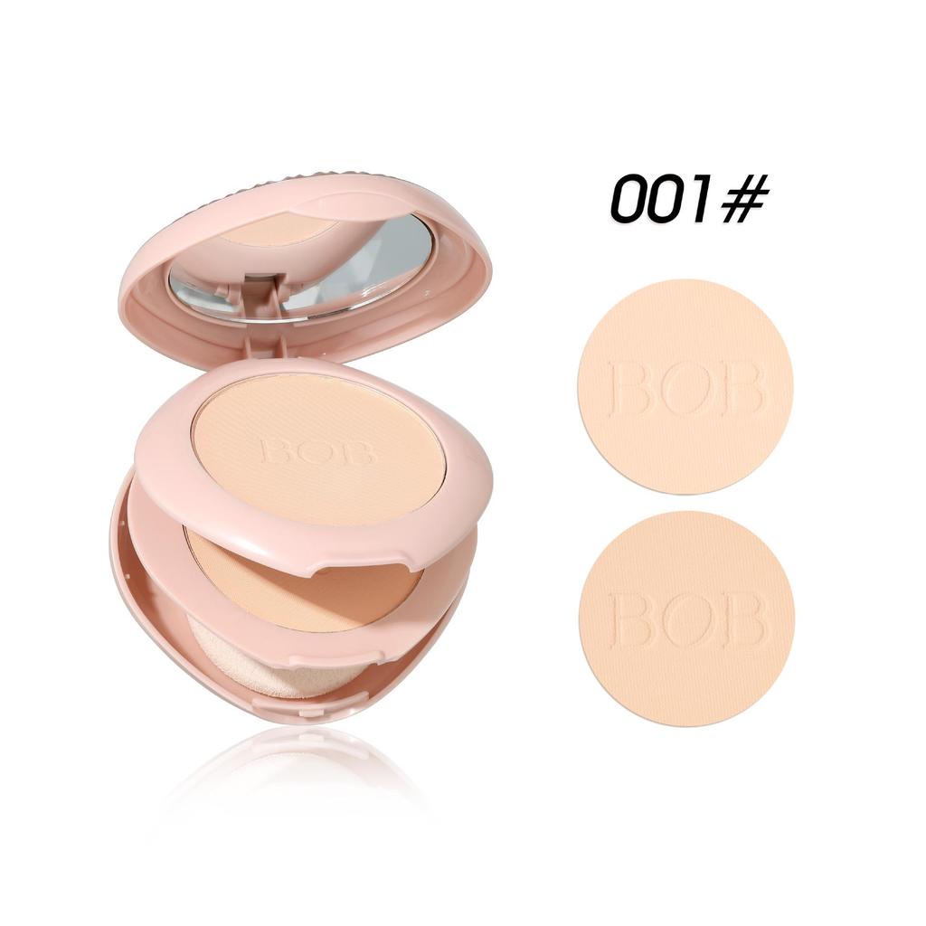 Bob Velvet Matte Concealer & Setting Powder - Long-lasting, Oil Control, No Caking, Dual Layer