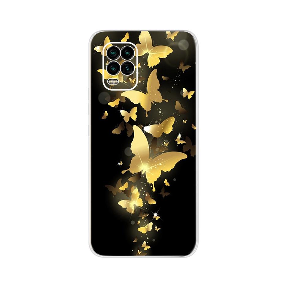 For Xiaomi Mi 10 Lite 5G Case Cute Cat Butterfly Soft Silicone Phone Cases For Xiaomi Mi 10 Lite 10Lite Back Cover Fundas Bumper