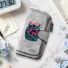 Cool Skull Astronaut Print Purse Stylish Long Wallet Fashion Portable Card Holder Dark Daily Carry Pouch 