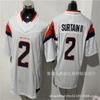 Mens NFL Style Rugby Jersey With Embroidered Numbers 7 Elway 33 Williams 10 Nix 2 Broncos Team