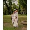 Linen with Silver Jari Border Saree