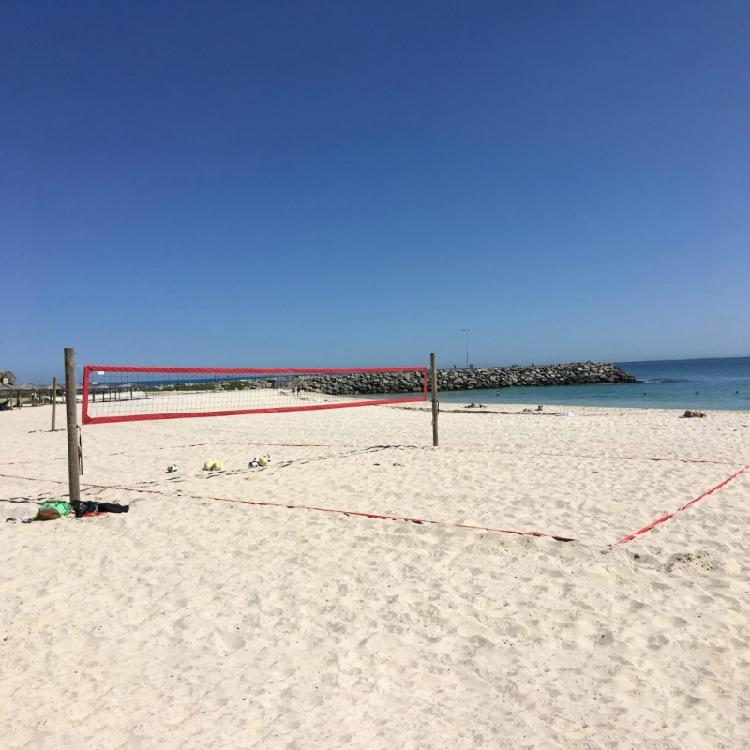 Completes Outdoor Volleyballs Courts Boundaries System Official Dimension Line Sand Anchors Included