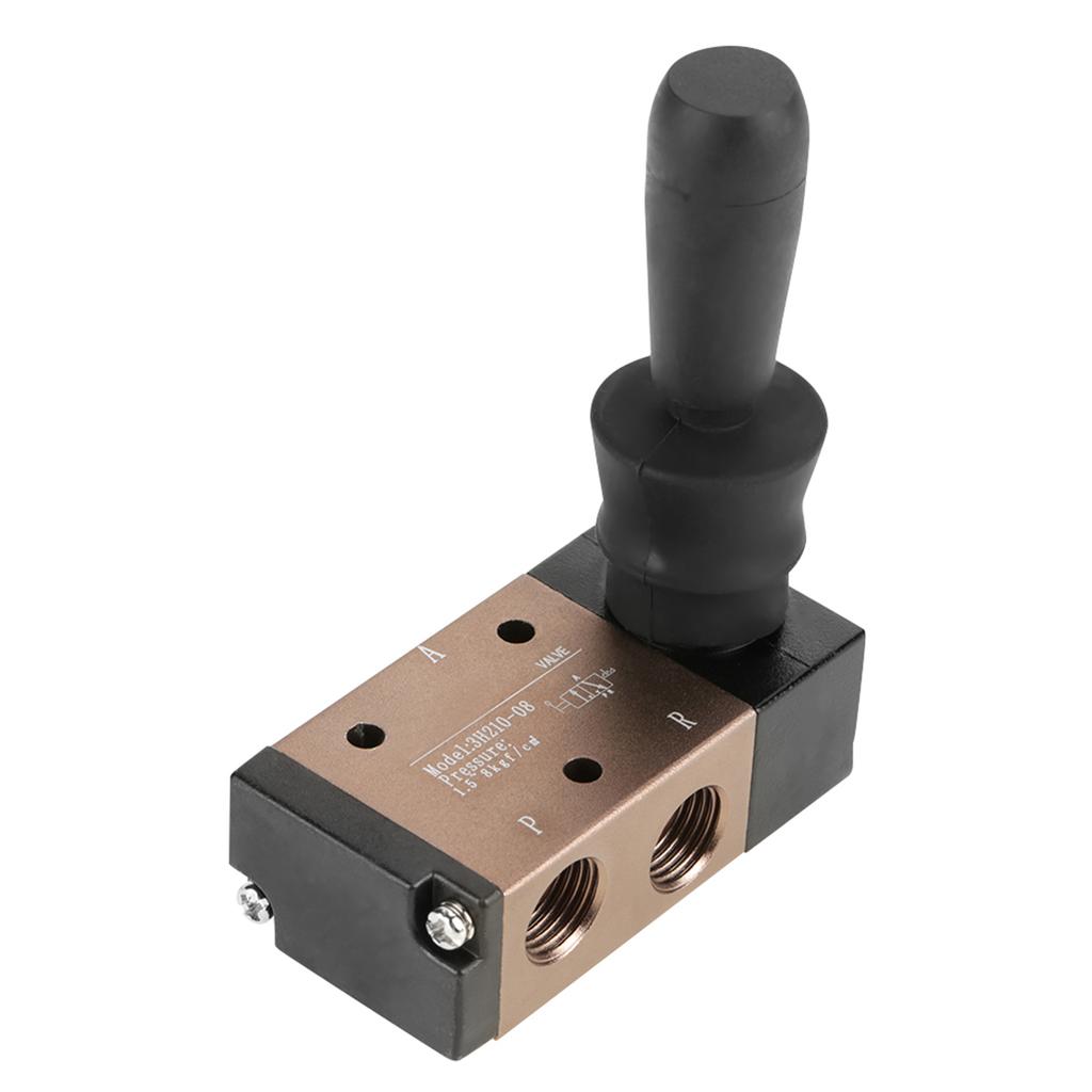 3H210‑08 2 Positionen 3 Wege G1 4 Handhebelbetätigtes Pneumatikventil Luftsteuerung