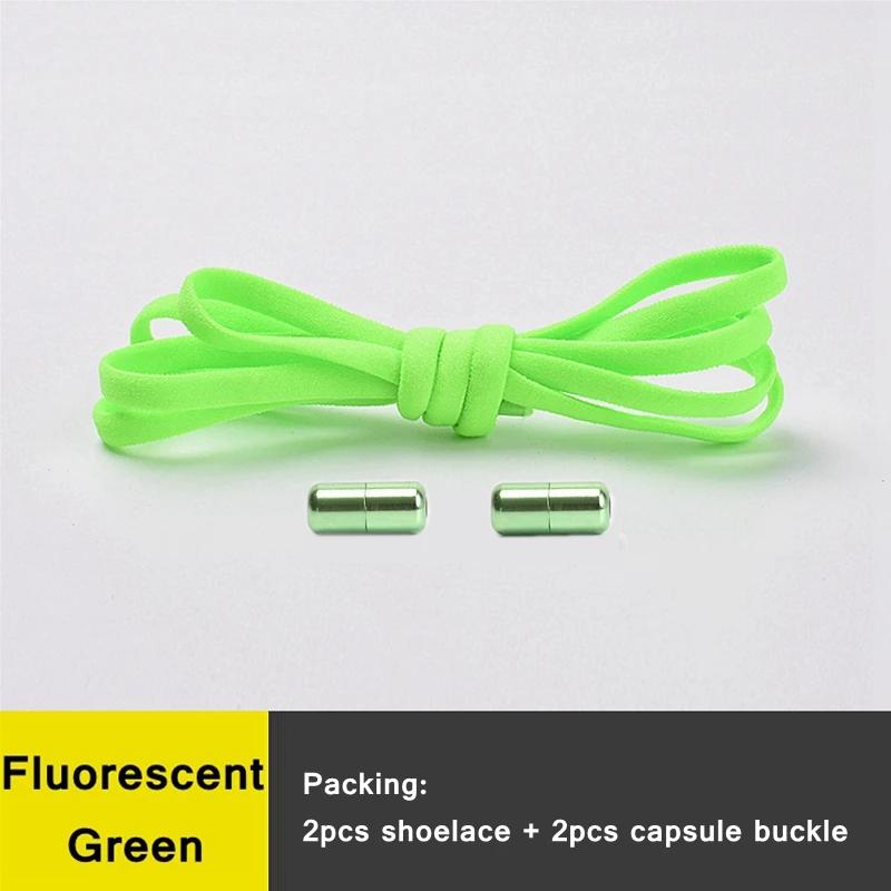 Slip-on No Tie Shoelaces Capsule Lock with Elastic Laces for Sneakers Kids Adults | Quick Lazy Shoelaces One Size Fits All Shoes