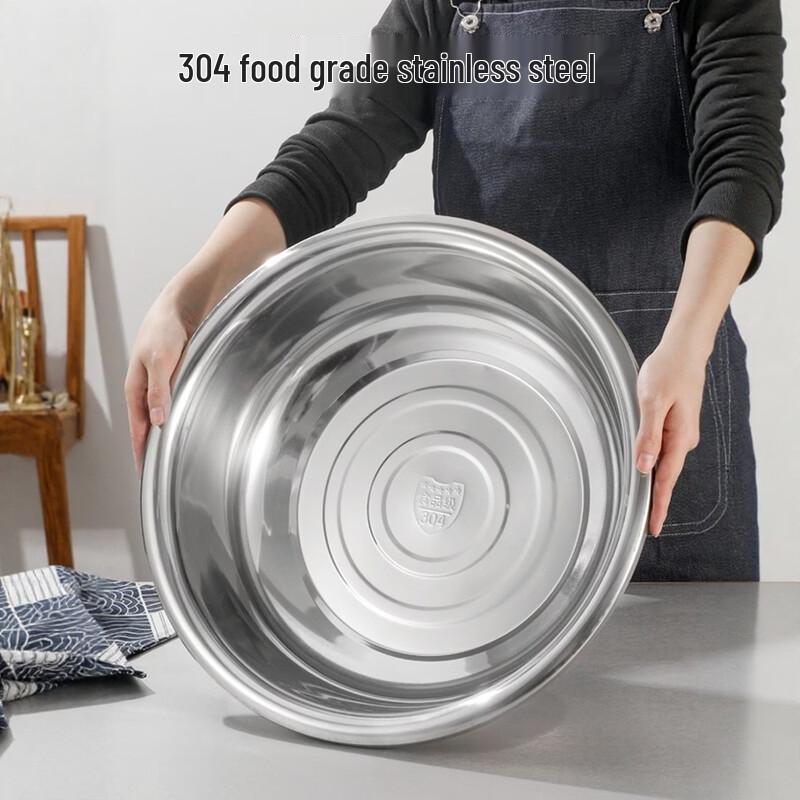 Stainless Steel Round Mixing Bowl