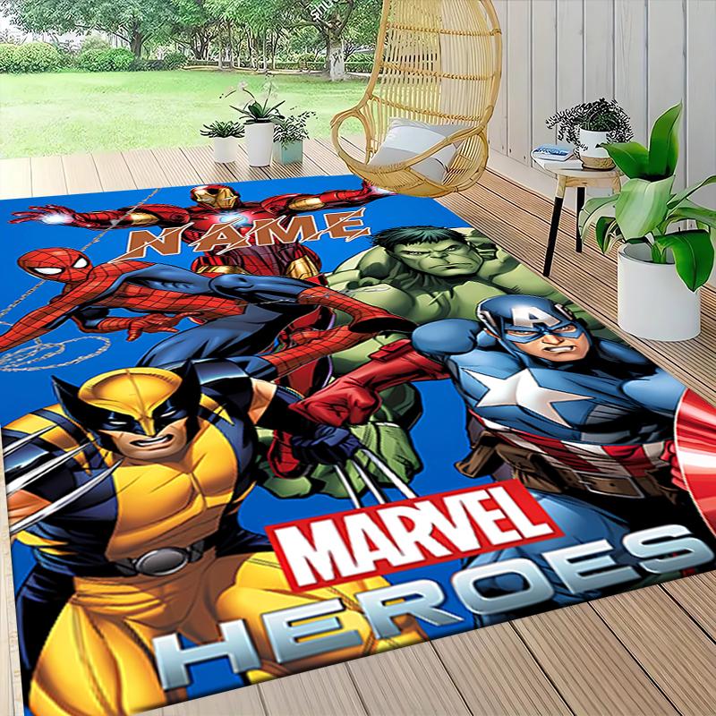 Custom Name Panther Power Symbolism Carpet Rug Customizable Soft Washable Anti-Slip Home Living Room Sofa Mats Personalized Rug. 090912