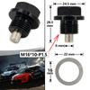 Free Shipping Universal M8 M10 M12 M14 M16 M18*1.25 / 1.5 Magnetic Oil Drain Plug Oil Drain Sump Nut (A lot of Sizes available) Fuel System Fittings7