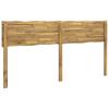 Headboard with Live Edge ROSTOCK White Washed 180 cm