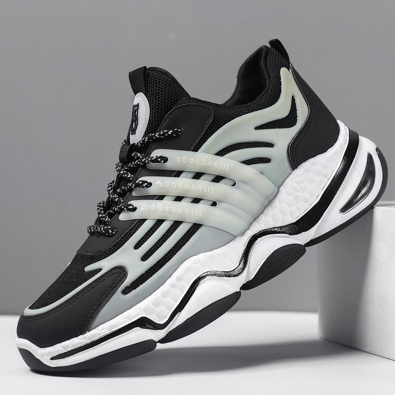 

Мужская обувь, новая весенняя студенческая повседневная спортивная обувь для бега, летающая тканая сетка для бега, студенческая мужская обувь 45
