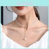 Elegant Butterfly Knot Pearl Necklace For Women In Trendy Korean Style With Unique Design Features