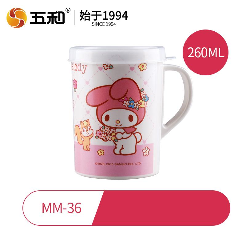 Sanrio Children Tableware My Melody Series Salad Plate Home Dining Plates Rice Salad Bowl Cartoon Water Cup Anti Fall Tableware