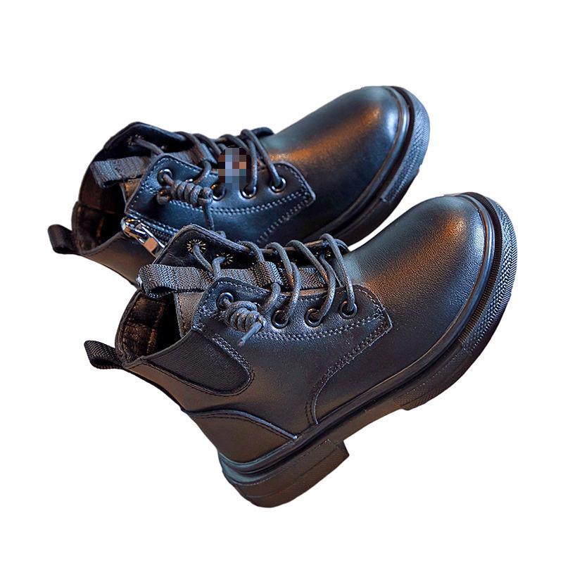 2024 New Autumn Children's British-Style Ankle Boots: Trendy Martin Boots for Girls and Boys