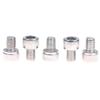 Allen Head Bolt 10pcs DIN912 M6*8 304 Stainless Steel Rust Resistant Hex Cap Screw for Metal Working Projects