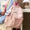 Schoolbag Trend Backpack Girls Large Capacity ins Japanese Campus Simple Versatile High School Student Fashion Schoolbag Backpack