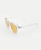 KOLEAT Women Layered Horn-Rimmed Transparent Square Round Uv Protection Sunglasses [Sqrto]