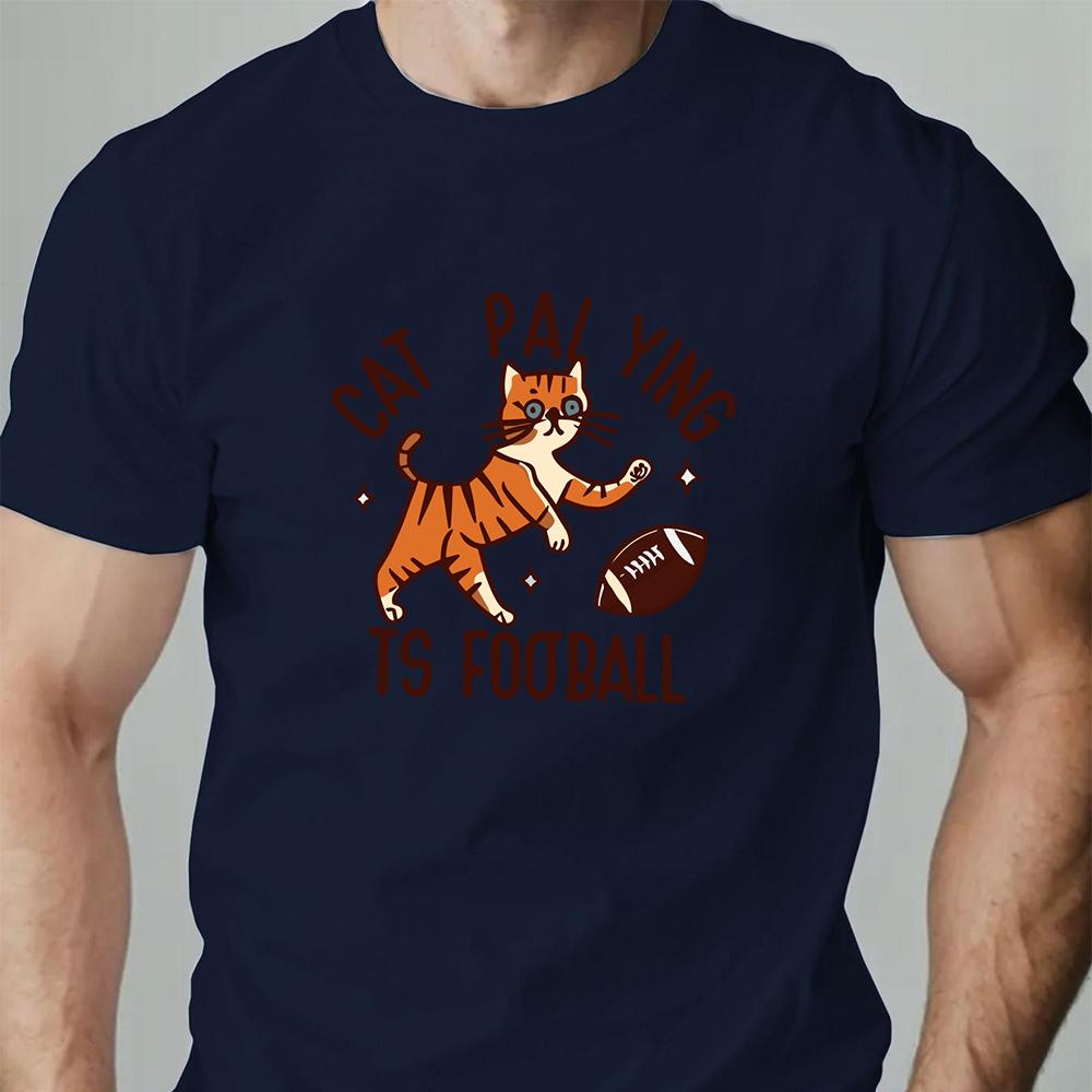 Men's T Shirt Cartoon Pattern Printed Summer Fashion Leisure Breathable Men Round Neck T-shirt High Quality Men's Clothing