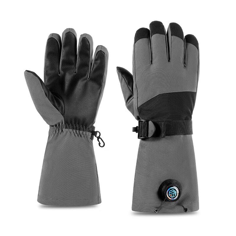 Xihong Windproof Waterproof Warm Ski Gloves with Knob Tightening
