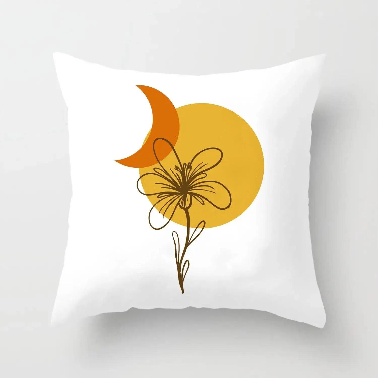 Наволочка для подушки в стиле бохо с абстрактным простым геометрическим принтом, наволочка для подушки для спальни, гостиной, дивана, чехлы для подушек 40x40cm