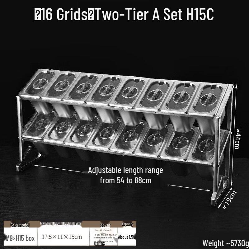 Zhebu Stainless Steel Multi-Compartment Portion Box