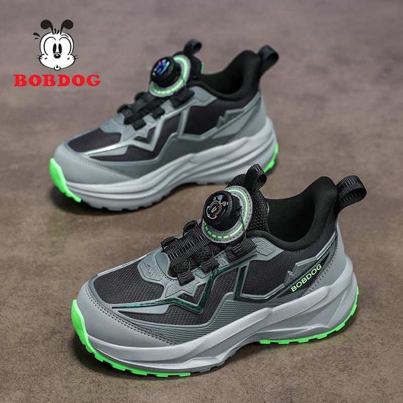 Babudou children's shoes, boys' spring and autumn collection, breathable mesh athletic shoes, casual shoes for girls, and running shoes for teenagers