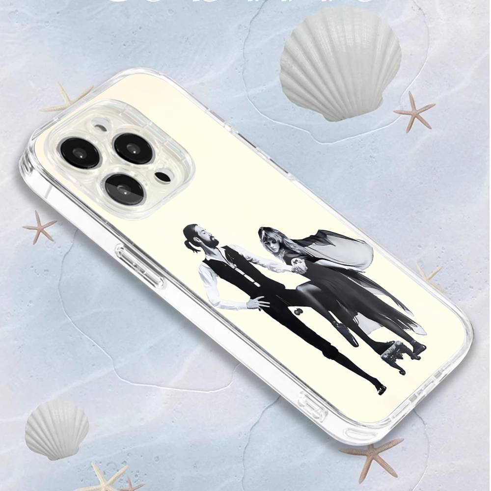 

F-Fleetwood M-Mac Rumours Phone Case For iPhone 16,15,14,13,12,11 Pro,Max,Plus,X,XS,XR,SE4,E Mini Transparent Soft Cover iPhone16