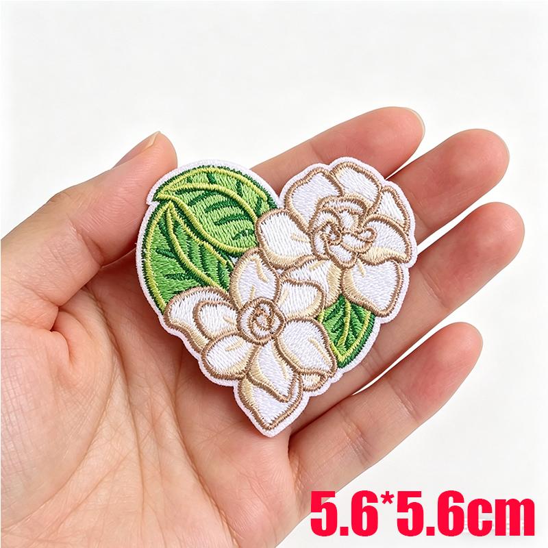 2026 Cartoon Summer Tropical Style Embroidered Patches Coconut Shell Hat Slippers Patch Iron On Patches For Clothing Decoration
