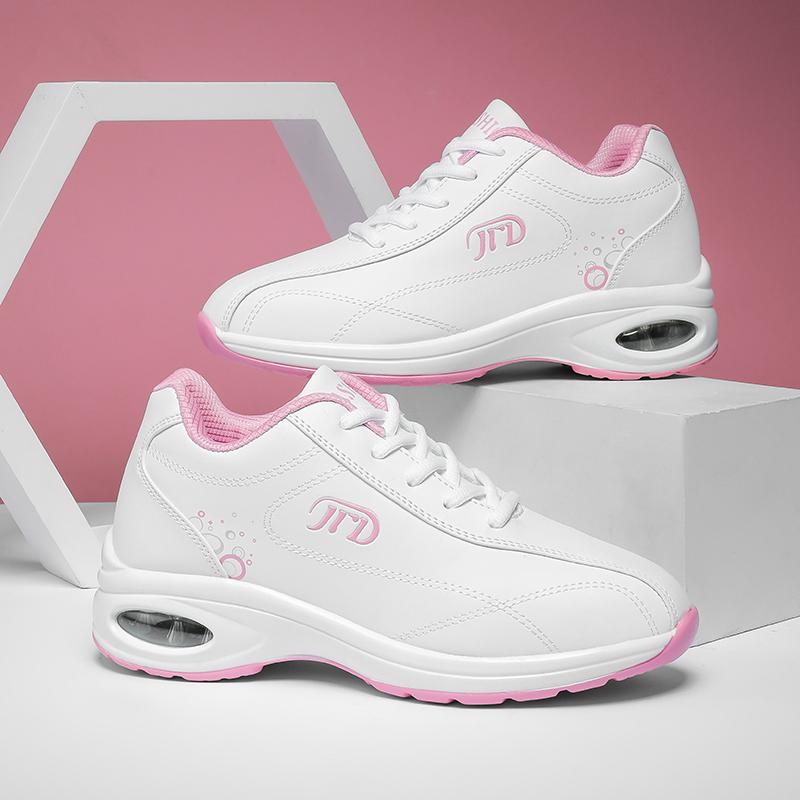 Womens Running Shoes Ladies Comfortable Waterproof Leather Basket Shoes Women High Platform Sneakers Cushion Sports Shoes