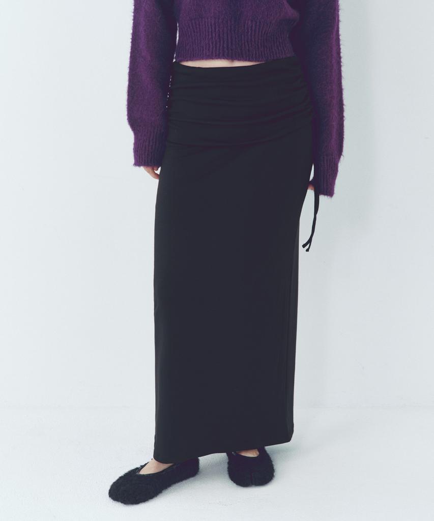 CITTA Every Day Comfort Long Skirt (Fw)_Cts623(Black)