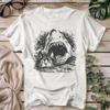 Funny Cat Shark Graphic T-Shirt: Vintage Style Humor Tee