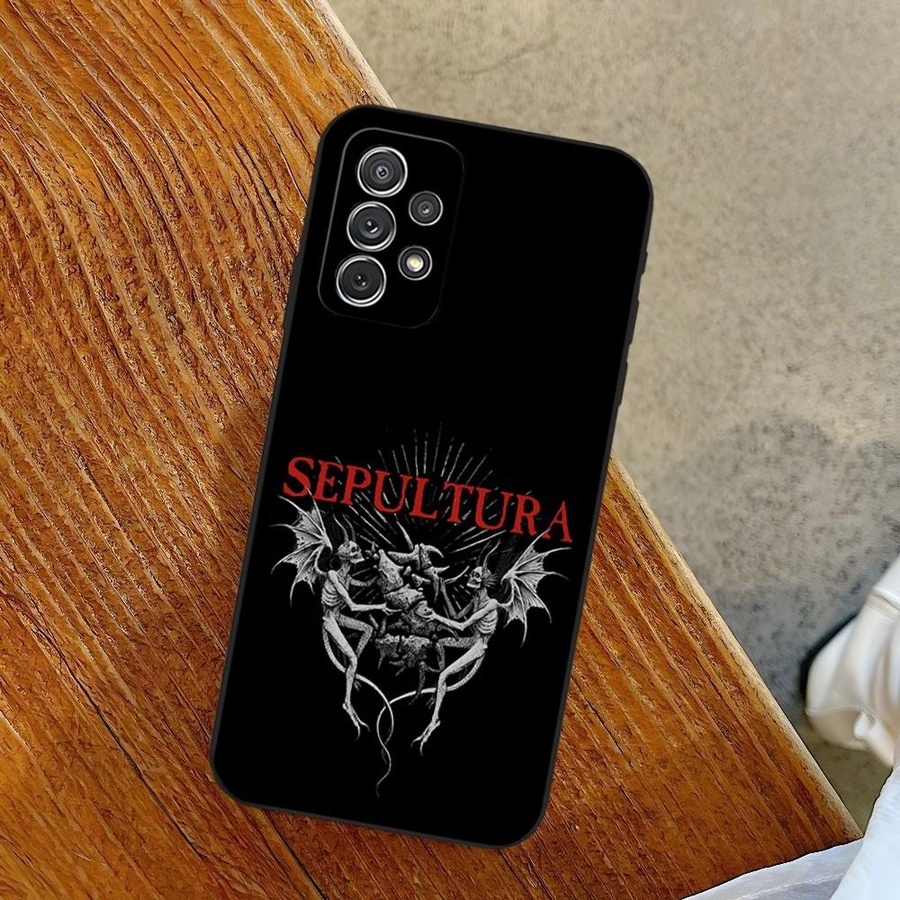 Heavy Metal Band Sepultura Phone Case for Sumsung Galaxy S24 S23 S22 S21 S20 A24 A34 A54 A53 N20 M54 Fe Plus Ultra Cover