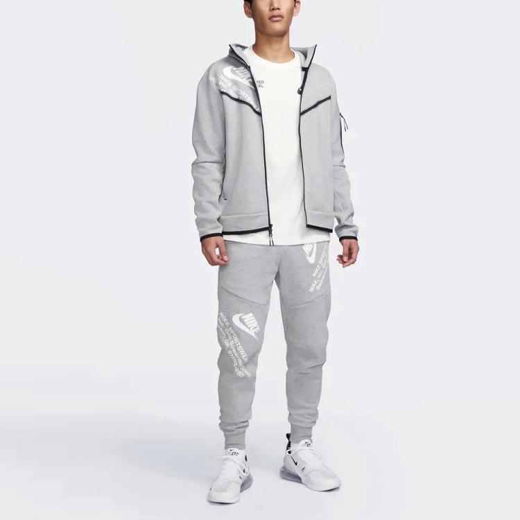 Nové pánské mikiny Nike šedé DM6475-063