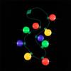 Christmas Light Up Led 9 Colors LED Light Up Bulbs Necklace Christmas Bulbs Necklace for Christmas Party Favor Supplies
