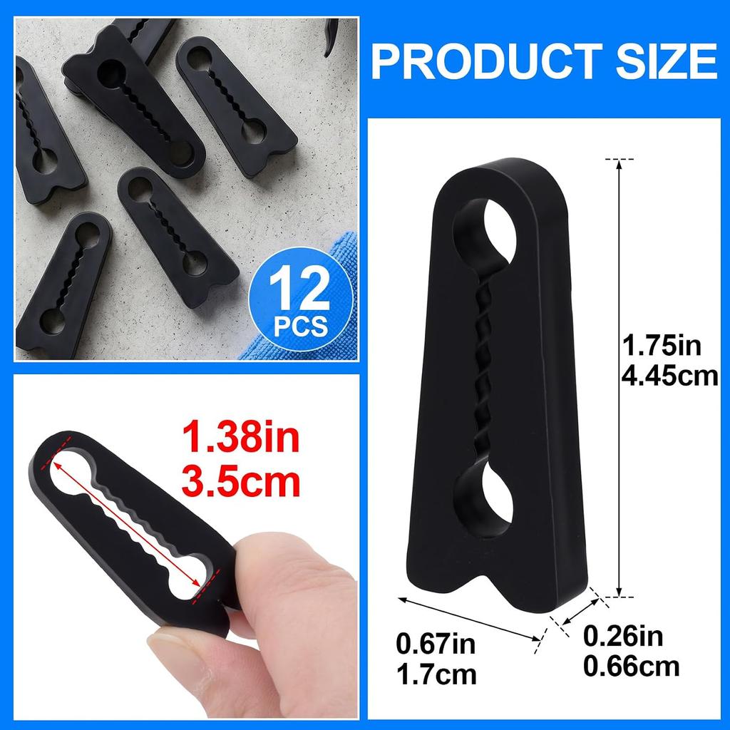 12 Pcs Car Door Latch Cover, Non-Slip Silicone Car Door Lock Protective Cover for Noise Reduction, Anti-Collision Shock Absorber Pads for Universal