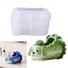 Easy Demold Silicone Mould for Handmade Succulent Planter Cabbage Dog  Flower Pots Making Mold Jewelry Making Tool