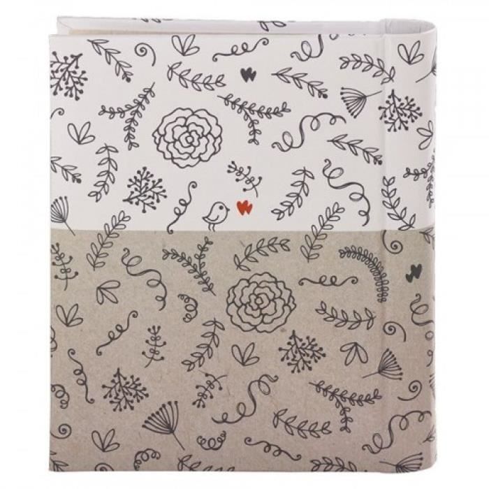 Album Photo - FUJI - Instax Mini - Cartonné - 60 Vues - Blanc Cassé